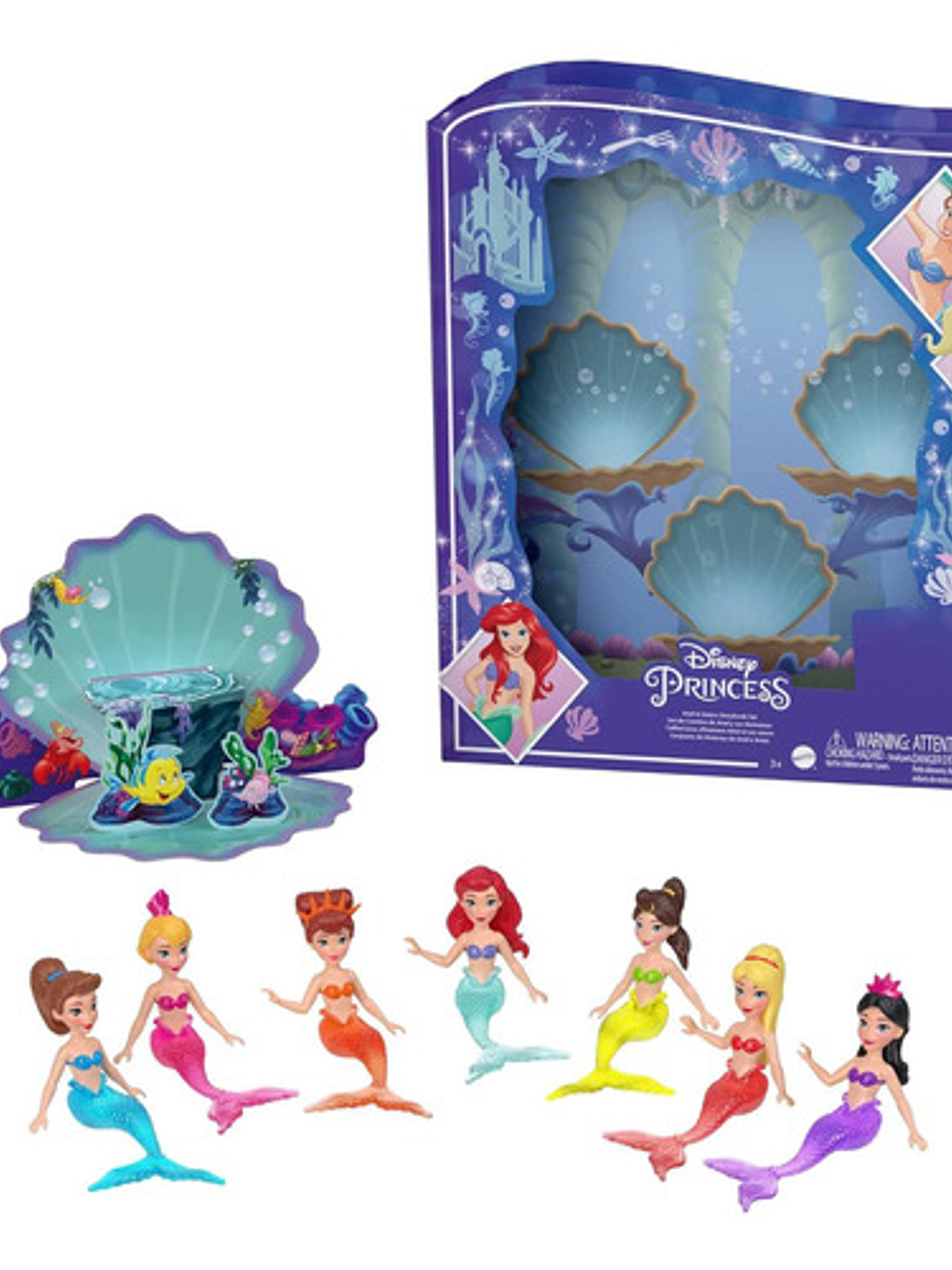 Disney Mattel Princesa Ariel Sirenita Y Sus Hermanas 4