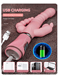 Consolador 3 En 1 Conejo Vibrador Impermeable Carga Usb - Miniatura 5