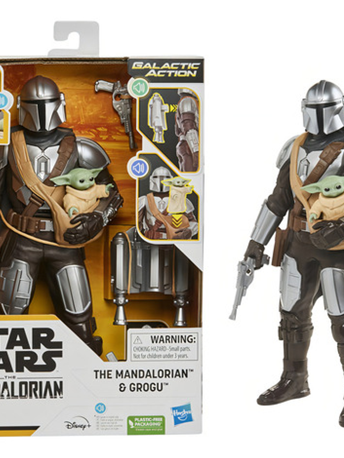Star Wars Galactic Action The Mandalorian Y Grogu 12pulgadas 4