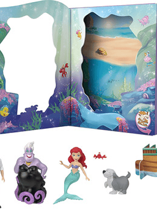 Muñeca Disney Princesa Set De Juego Cuentos Sirenita Ariel