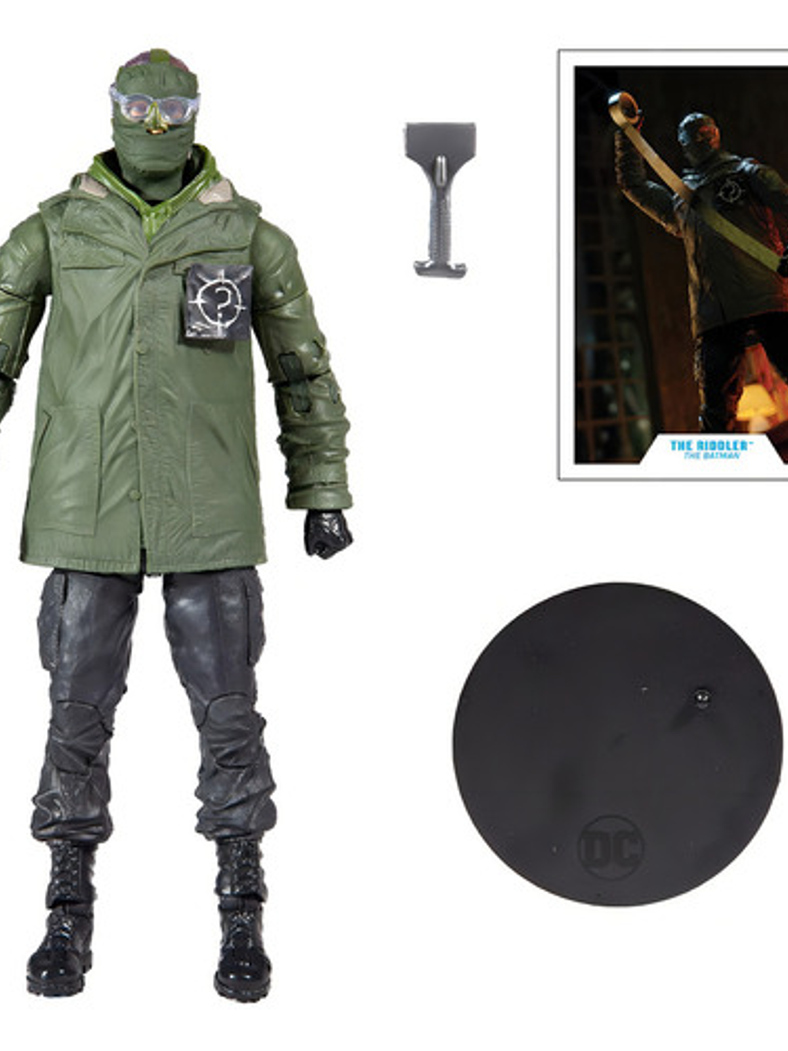 Figura Articulada Acertijo The Batman Movie Dc Multiverse Mcfarlane Toys 3