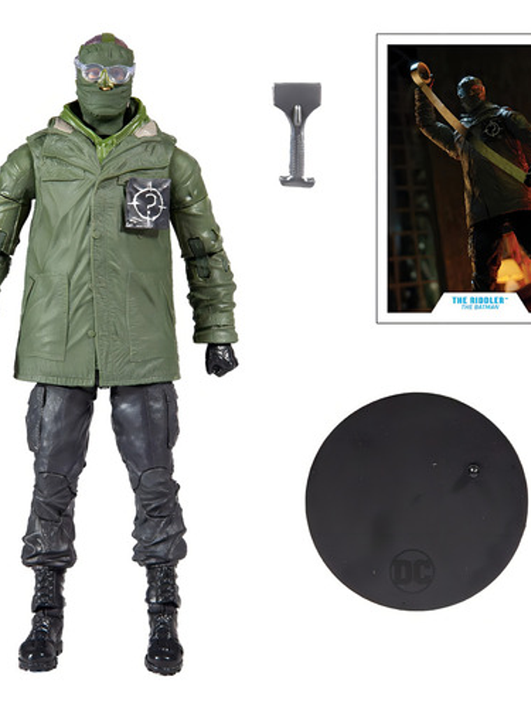 Figura Articulada Acertijo The Batman Movie Dc Multiverse Mcfarlane Toys 3