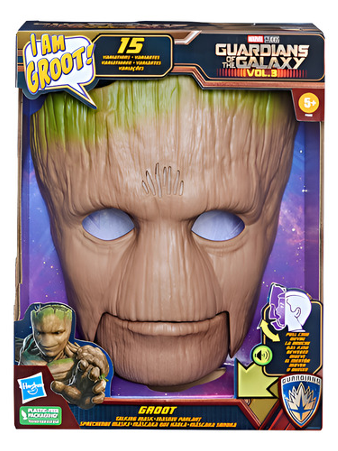 Marvel Guardianes De La Galaxia Mascara Elect Groot - Hasbro 1