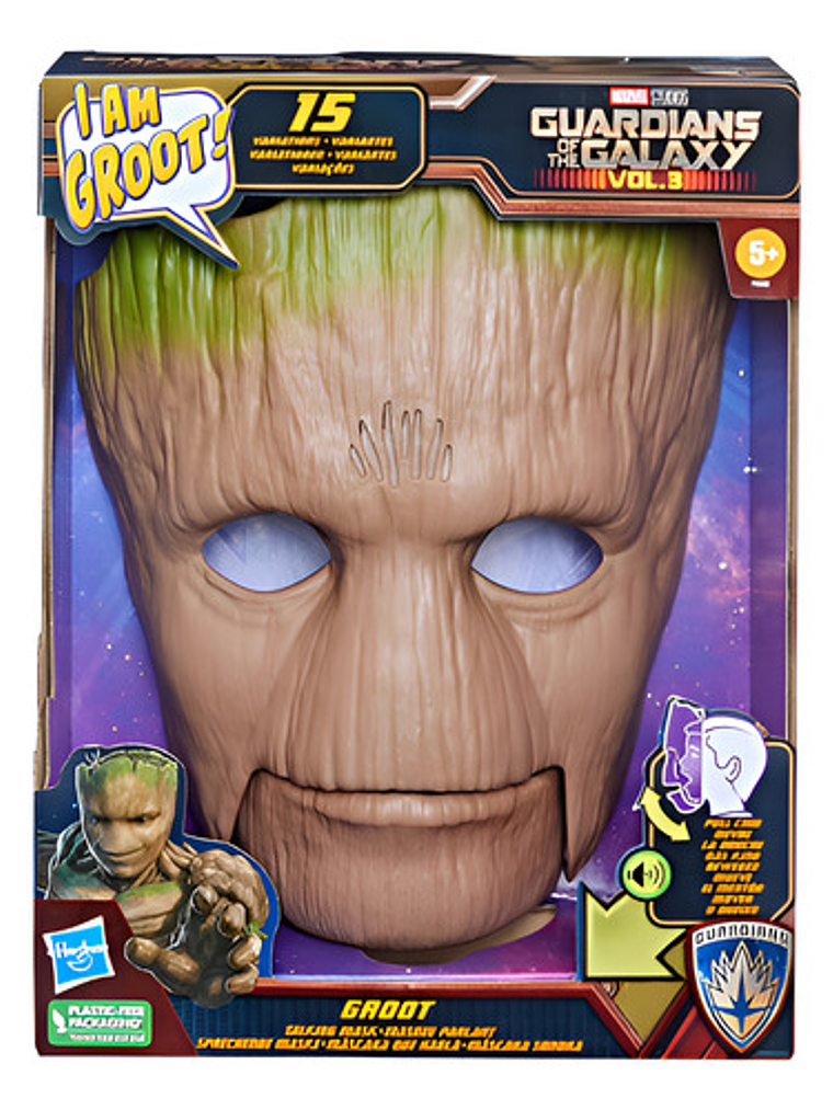 Marvel Guardianes De La Galaxia Mascara Elect Groot - Hasbro 1