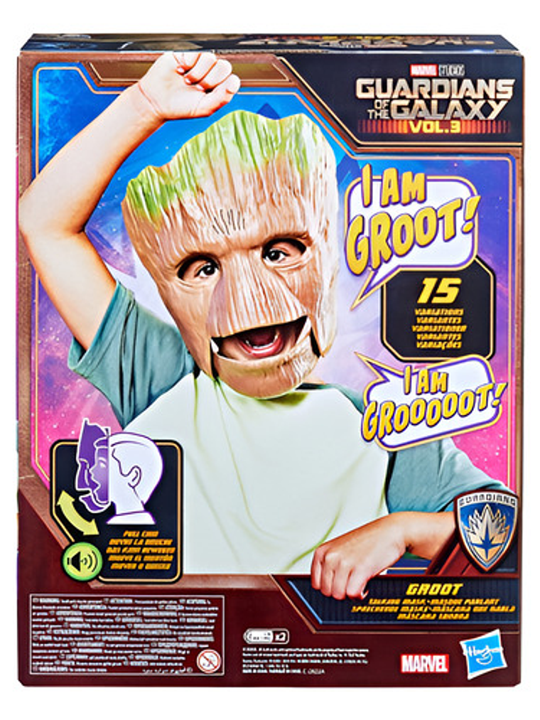 Marvel Guardianes De La Galaxia Mascara Elect Groot - Hasbro 3