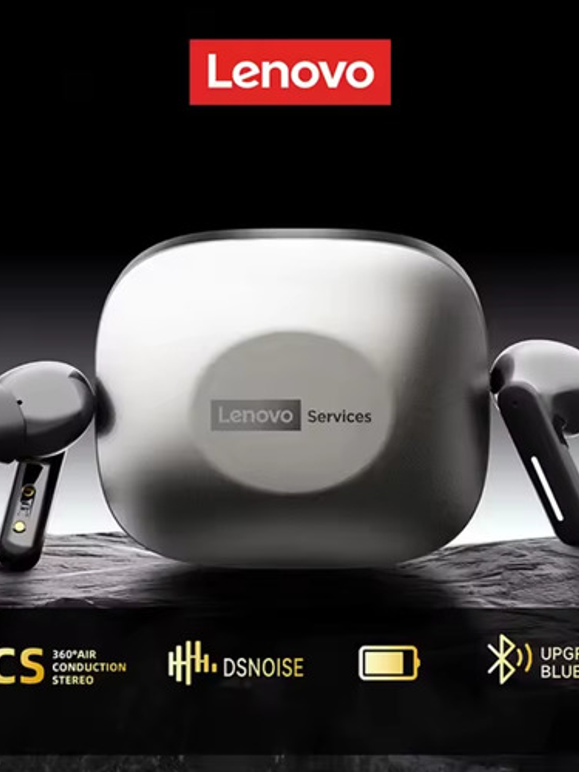 Audifonos Inalambricos Bluetooth Lenovo Le209 Hifi 2