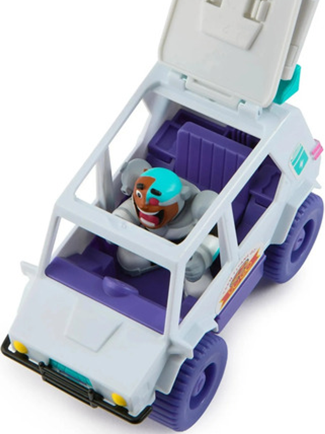 Auto Lanzador De Pizzas Teen Titans Go Cyborg Pizza Launcher 5