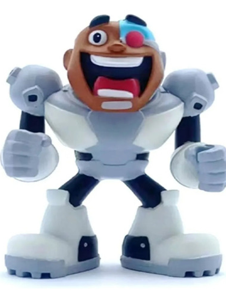 Auto Lanzador De Pizzas Teen Titans Go Cyborg Pizza Launcher 7