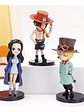 Figuras Pvc Anime De One Piece Set De 6 Luffy Soro Sanji - Miniatura 3