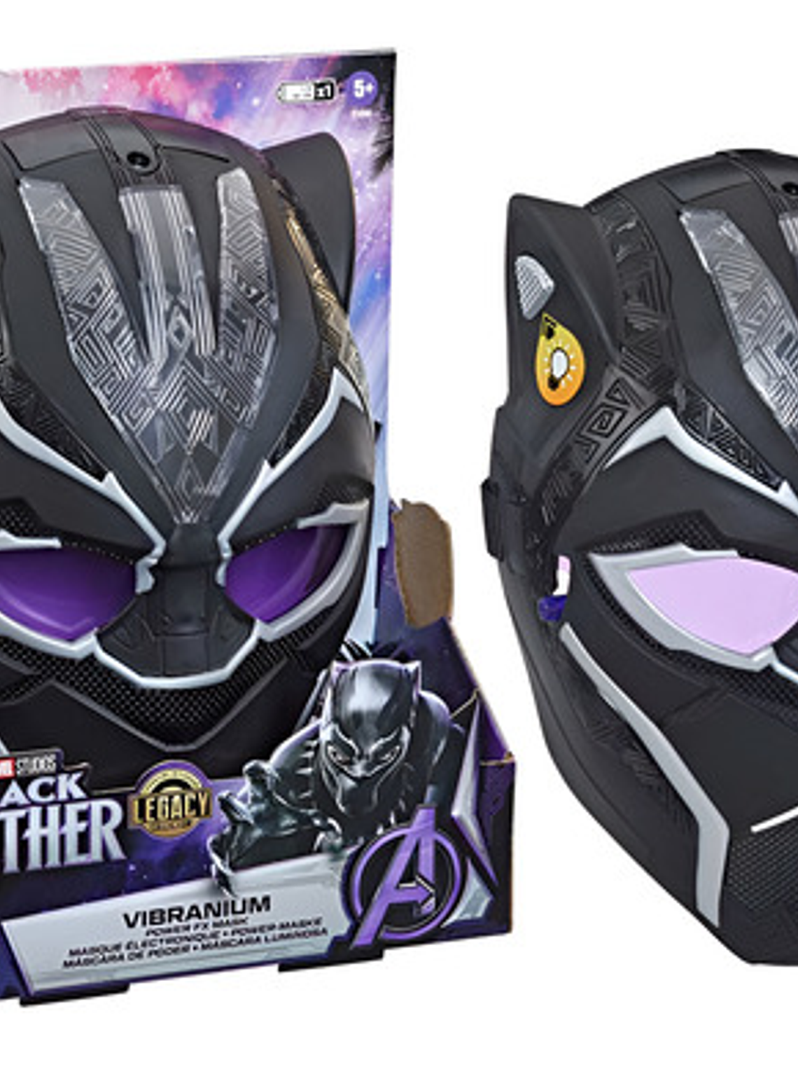 Máscara Luminosa Marvel Legacy Collection Black Panther 1