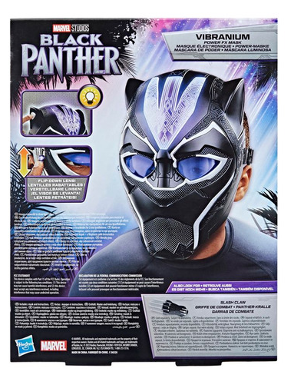 Máscara Luminosa Marvel Legacy Collection Black Panther 4