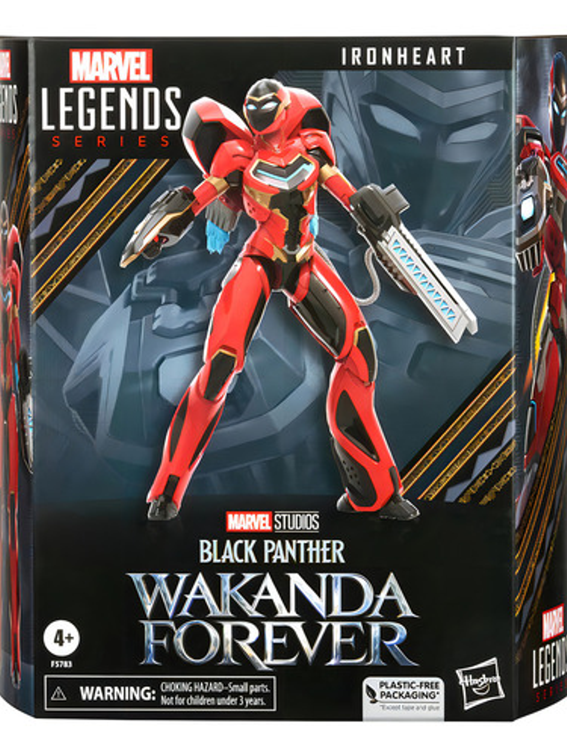 Figura De Acción Black Panther Wakanda Forever Iron Heart 3