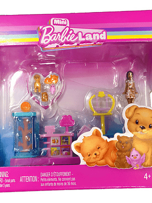 Barbie Mini Barbieland Set Tienda De Mascotas  Jlg63