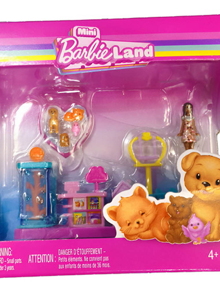 Barbie Mini Barbieland Set Tienda De Mascotas  Jlg63 1