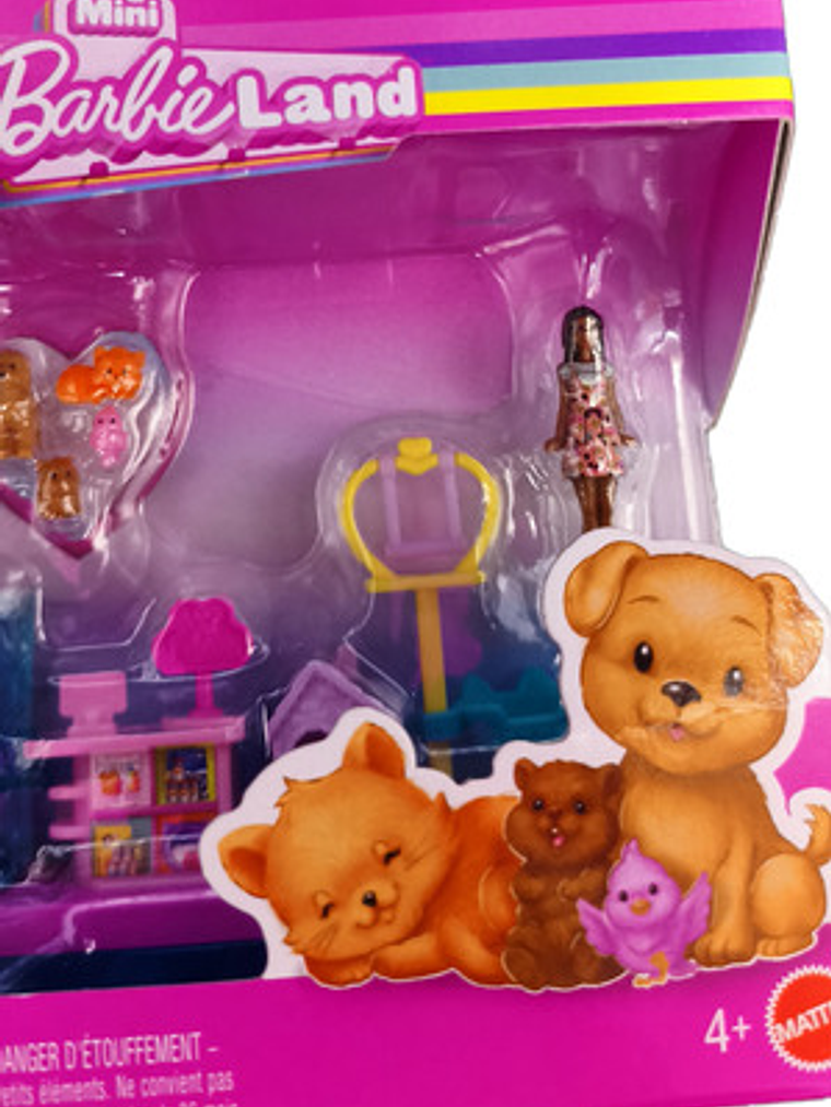 Barbie Mini Barbieland Set Tienda De Mascotas  Jlg63 2