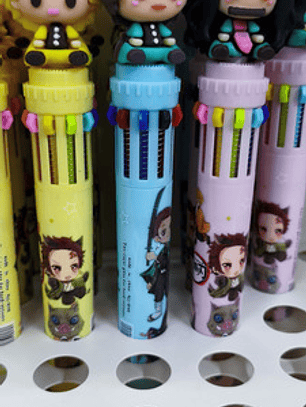 Boligrafo Lapicero 10 En 1 Demon Slayer Kimetsu No Yaiba