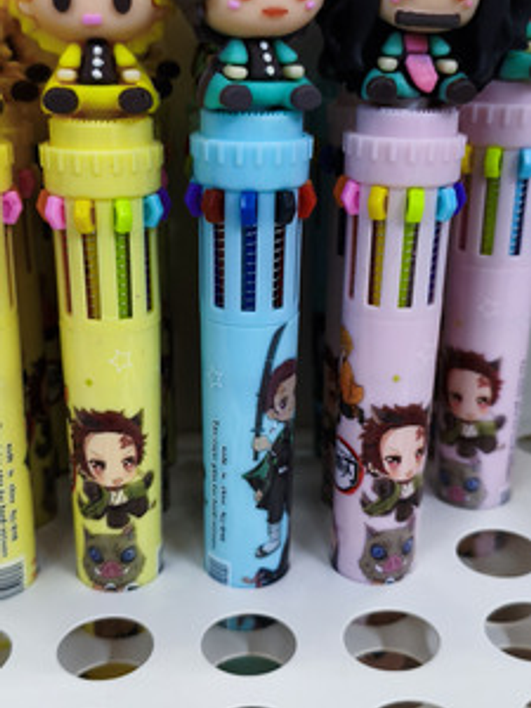 Boligrafo Lapicero 10 En 1 Demon Slayer Kimetsu No Yaiba 2