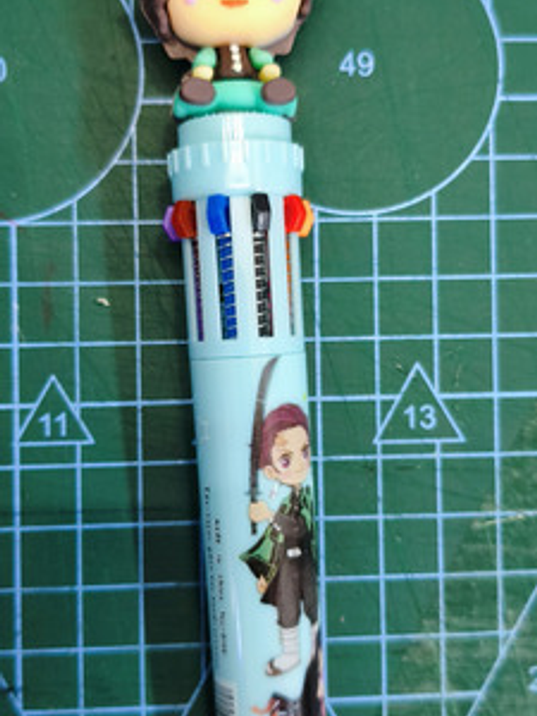 Boligrafo Lapicero 10 En 1 Demon Slayer Kimetsu No Yaiba 3