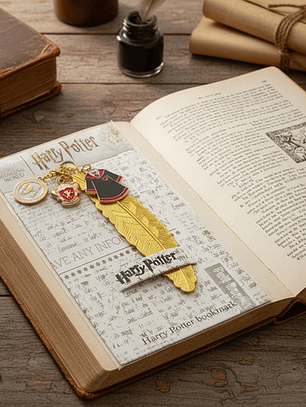 Marcador De Pagina Casas De Harry Potter Lectura Hogwarts