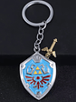 Llavero Metálico Escudo Espada Link The Legends O Of Zelda - Miniatura 1