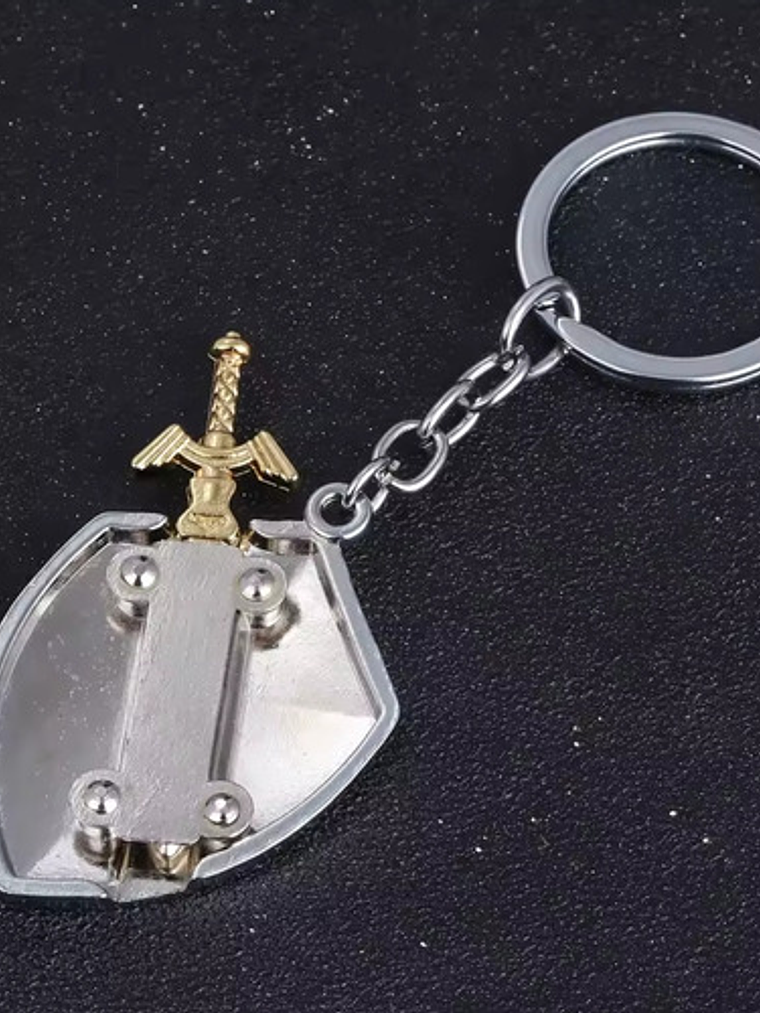 Llavero Metálico Escudo Espada Link The Legends O Of Zelda 3