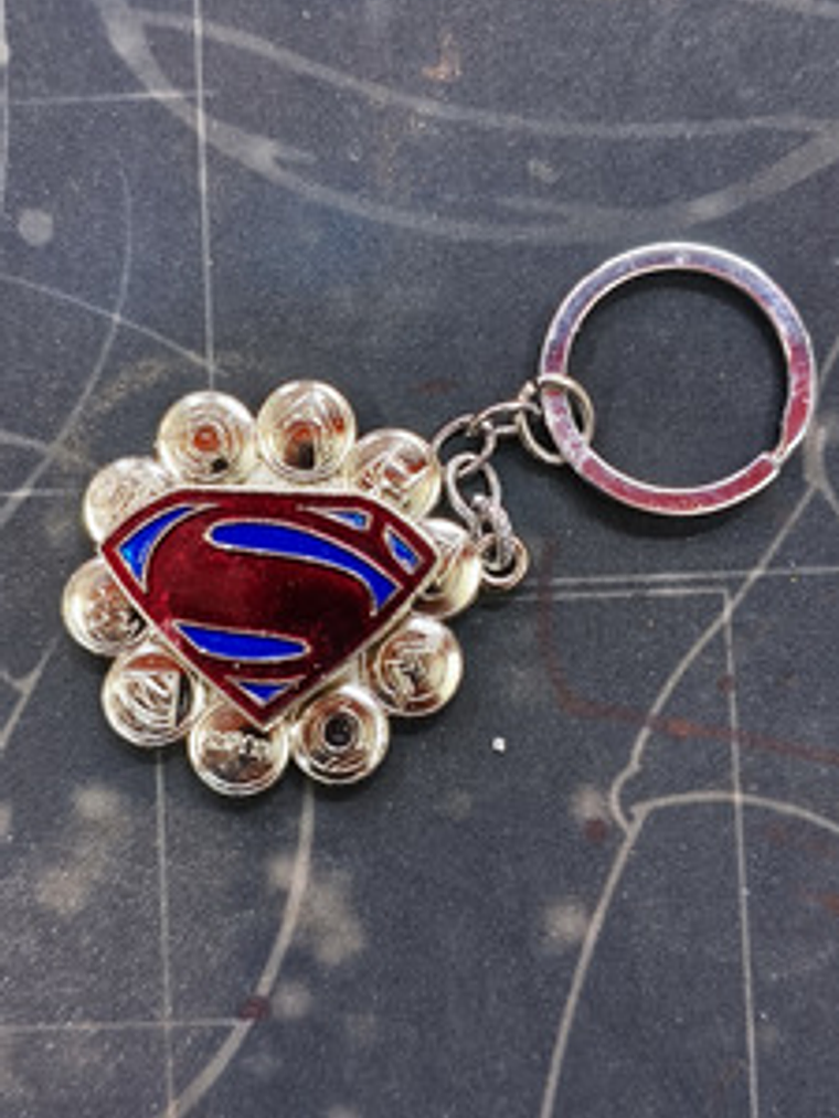 Llavero Spinner Logo De Superman Metalico Dc Comic 3