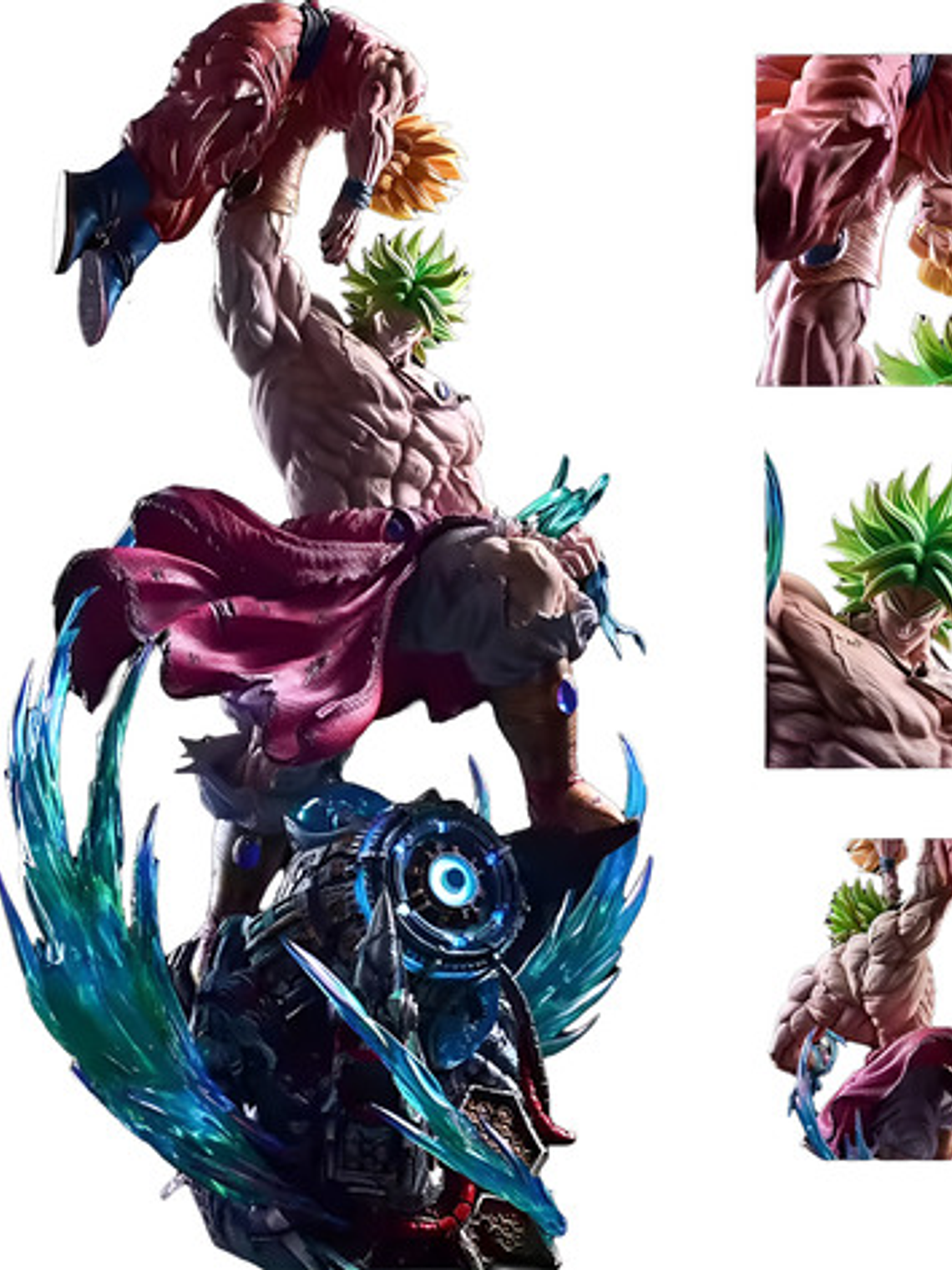 Figura Pvc Dragon Ball Z Ssj Goku Vs Broly Sin Caja 1