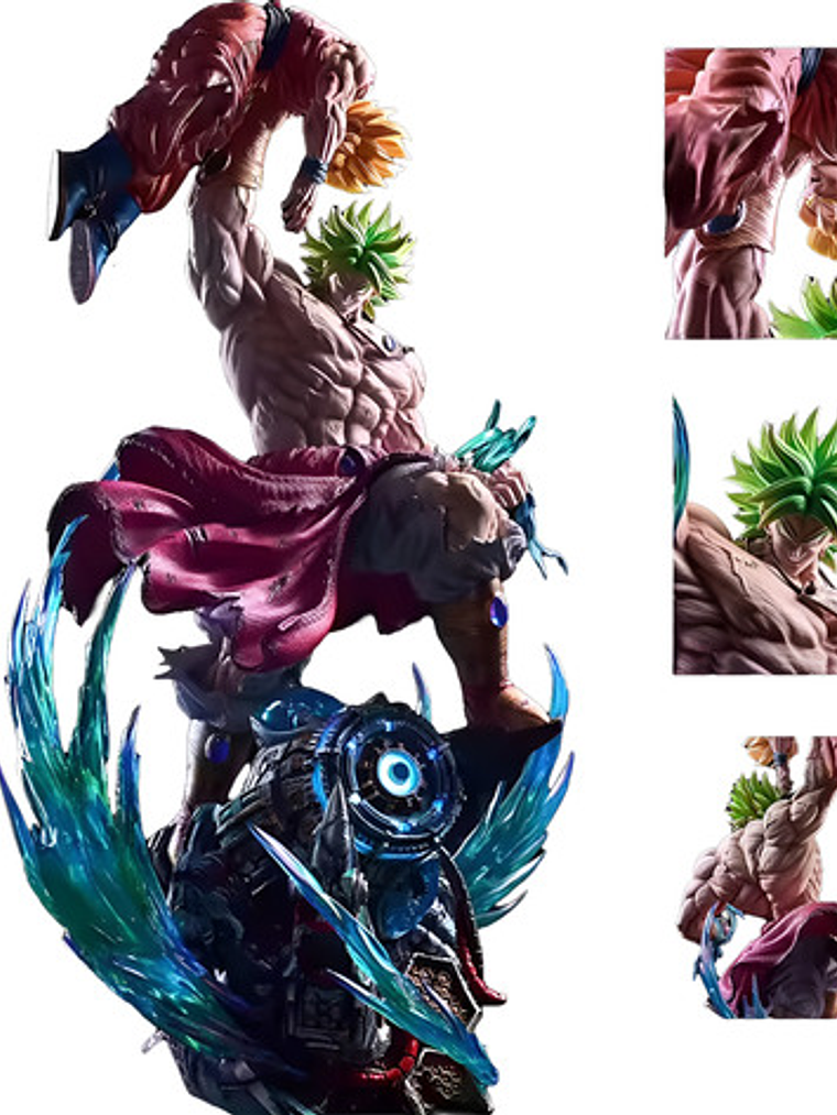 Figura Pvc Dragon Ball Z Ssj Goku Vs Broly Sin Caja 1