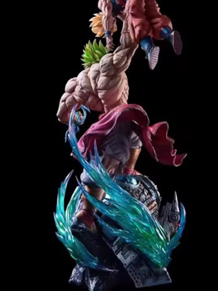 Figura Pvc Dragon Ball Z Ssj Goku Vs Broly Sin Caja 3