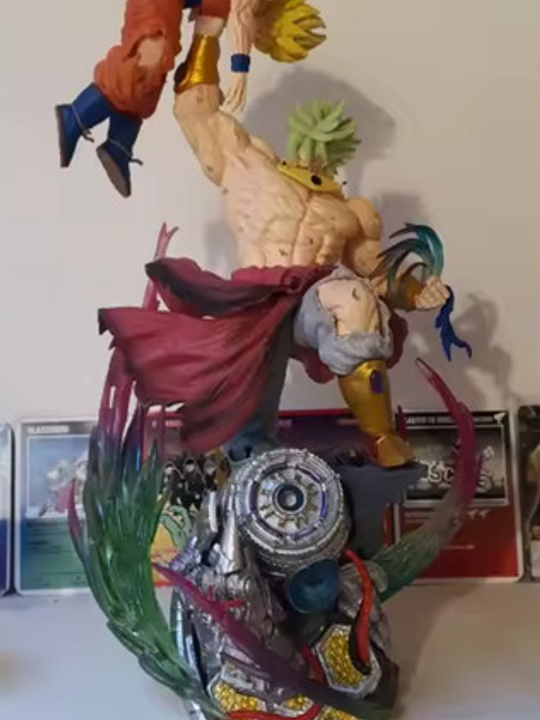 Figura Pvc Dragon Ball Z Ssj Goku Vs Broly Sin Caja 8