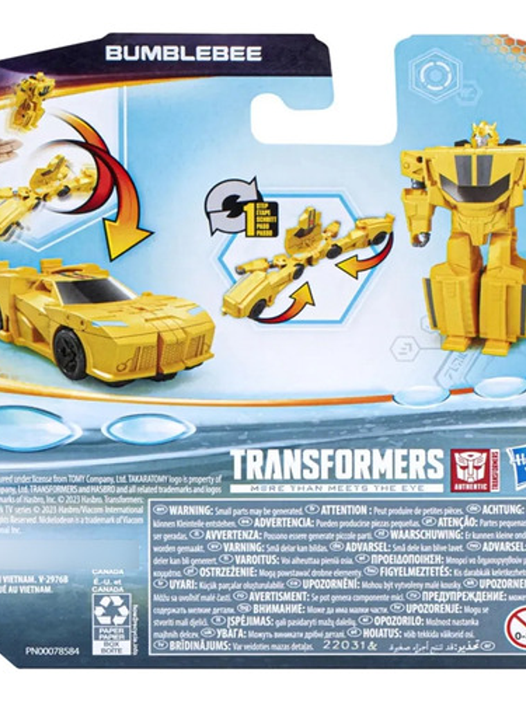 Figura De Acción Transformers Earthspark Bumblebee 3