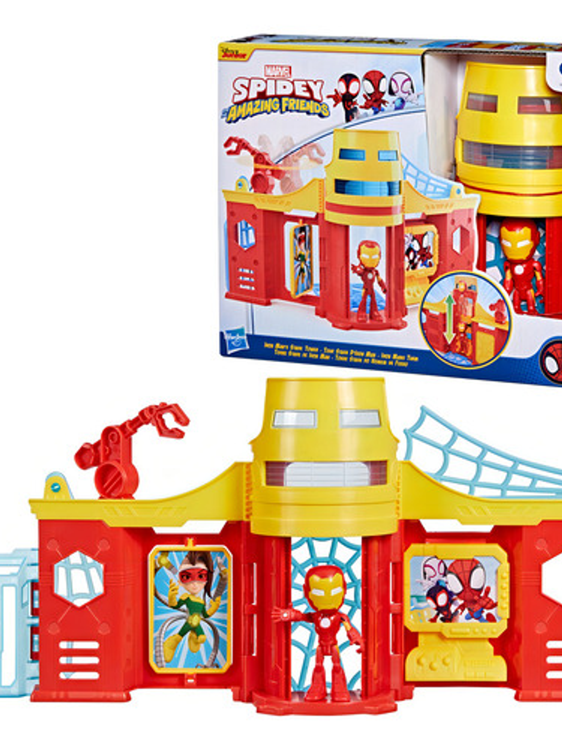 Spidey And His Amazing Friends- Set Torre Stark Con Figura 1