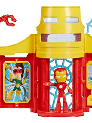 Spidey And His Amazing Friends- Set Torre Stark Con Figura