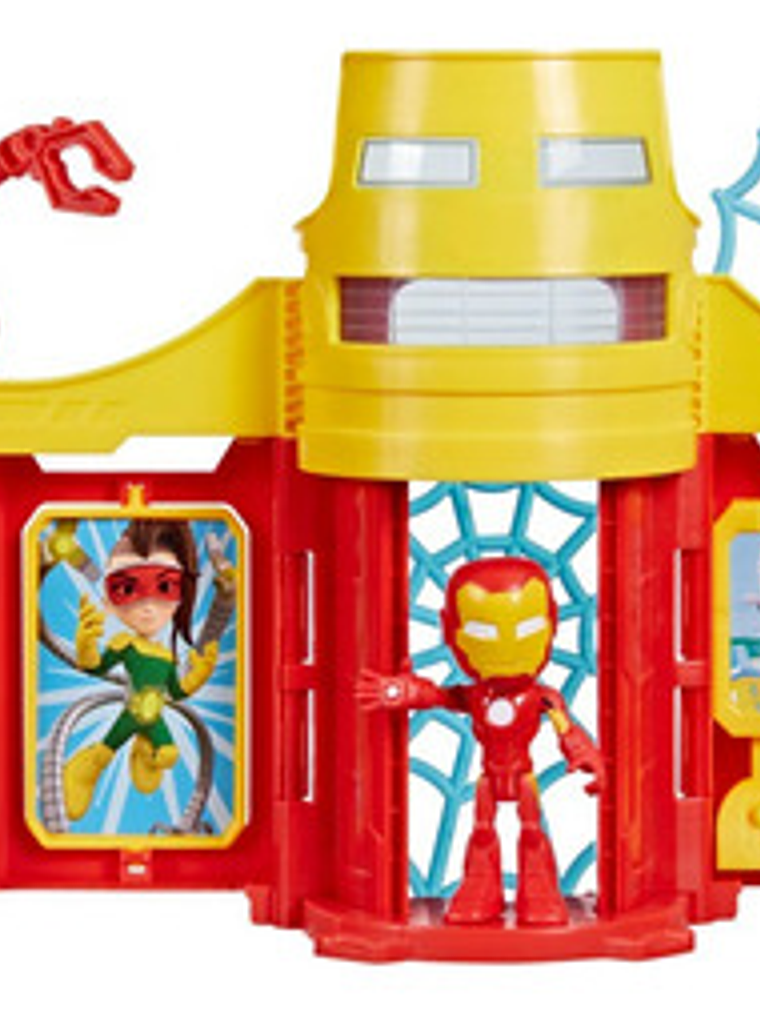 Spidey And His Amazing Friends- Set Torre Stark Con Figura 2