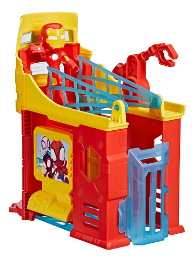 Spidey And His Amazing Friends- Set Torre Stark Con Figura 4