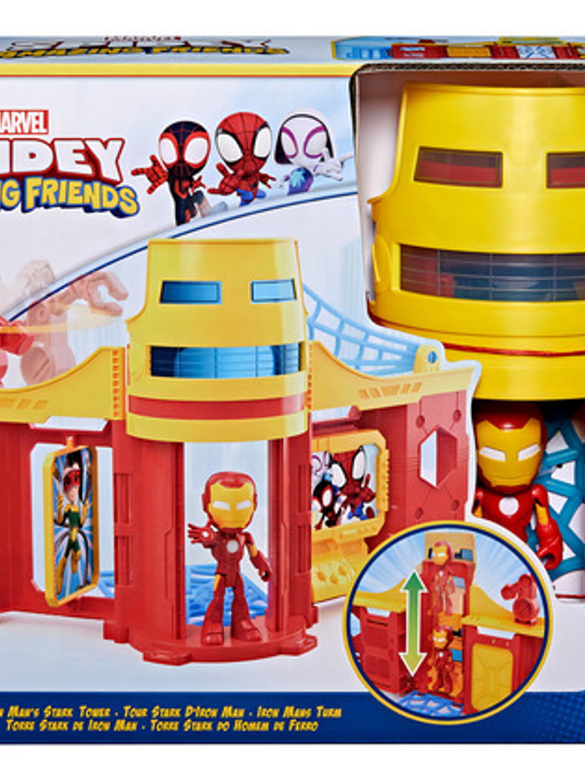 Spidey And His Amazing Friends- Set Torre Stark Con Figura 5