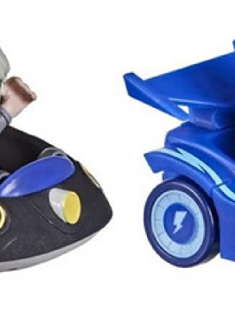 Auto Pj Mask Catboy Luna Girl Battle Racers Color Azul 4