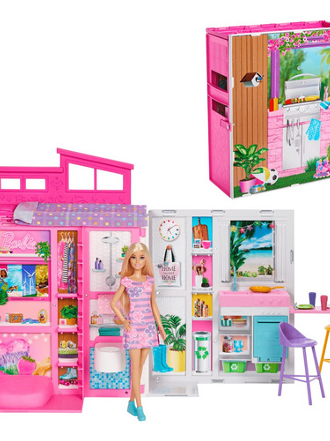 Barbie Casa De Muñecas Glam Con Muñeca Multicolor 1