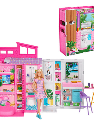 Barbie Casa De Muñecas Glam Con Muñeca Multicolor