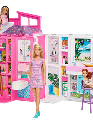 Barbie Casa De Muñecas Glam Con Muñeca Multicolor