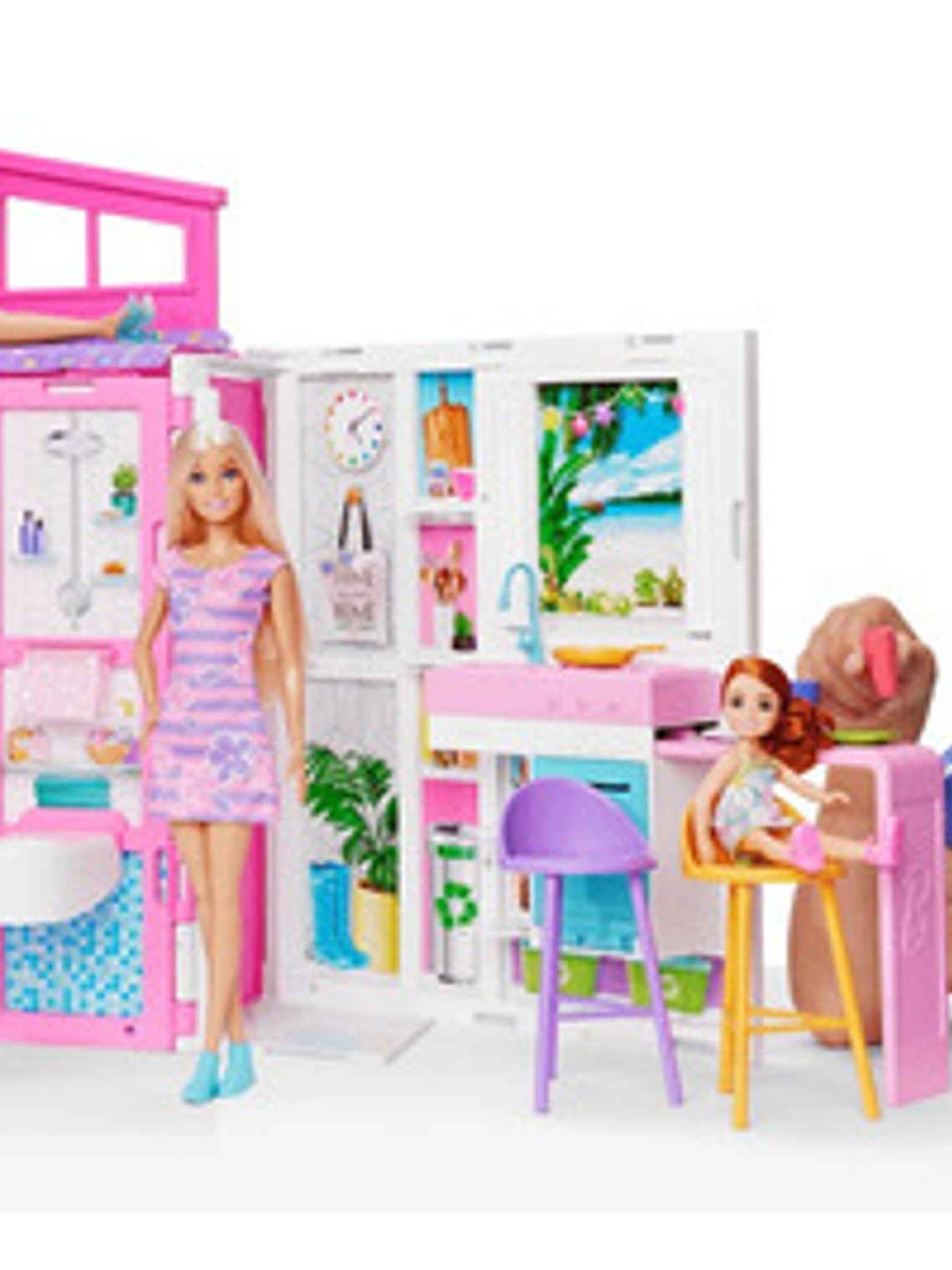 Barbie Casa De Muñecas Glam Con Muñeca Multicolor 3