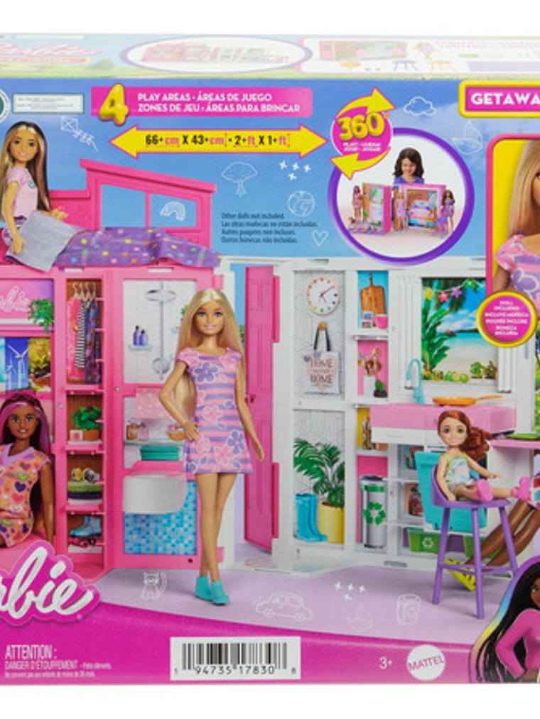 Barbie Casa De Muñecas Glam Con Muñeca Multicolor 5