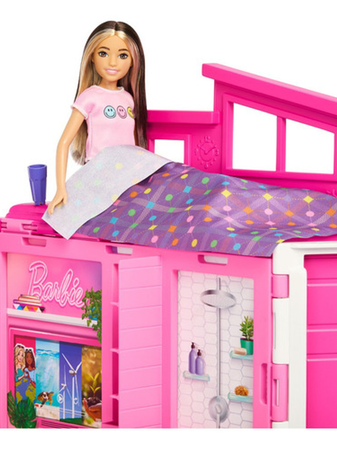 Barbie Casa De Muñecas Glam Con Muñeca Multicolor 7