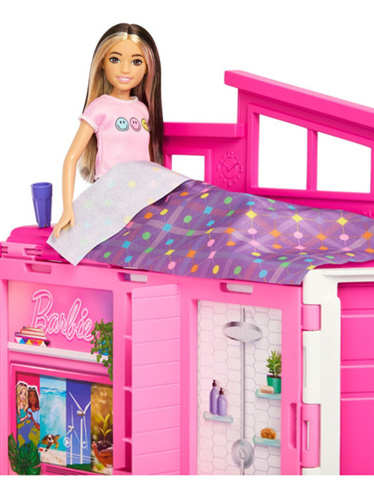 Barbie Casa De Muñecas Glam Con Muñeca Multicolor 7
