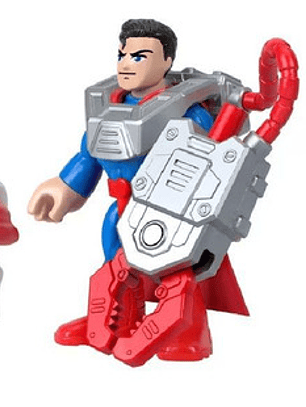 Superman De Imaginext Dc Super Friends Metal Force - Mattel