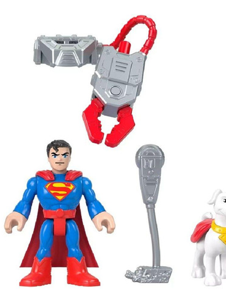 Superman De Imaginext Dc Super Friends Metal Force - Mattel 3