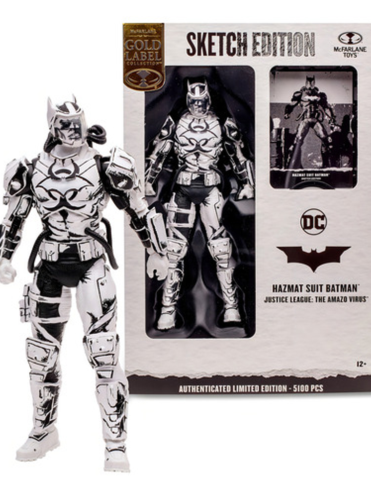 Mcfarlane: Dc Comics Justice League - Batman Traje Hazmat 8