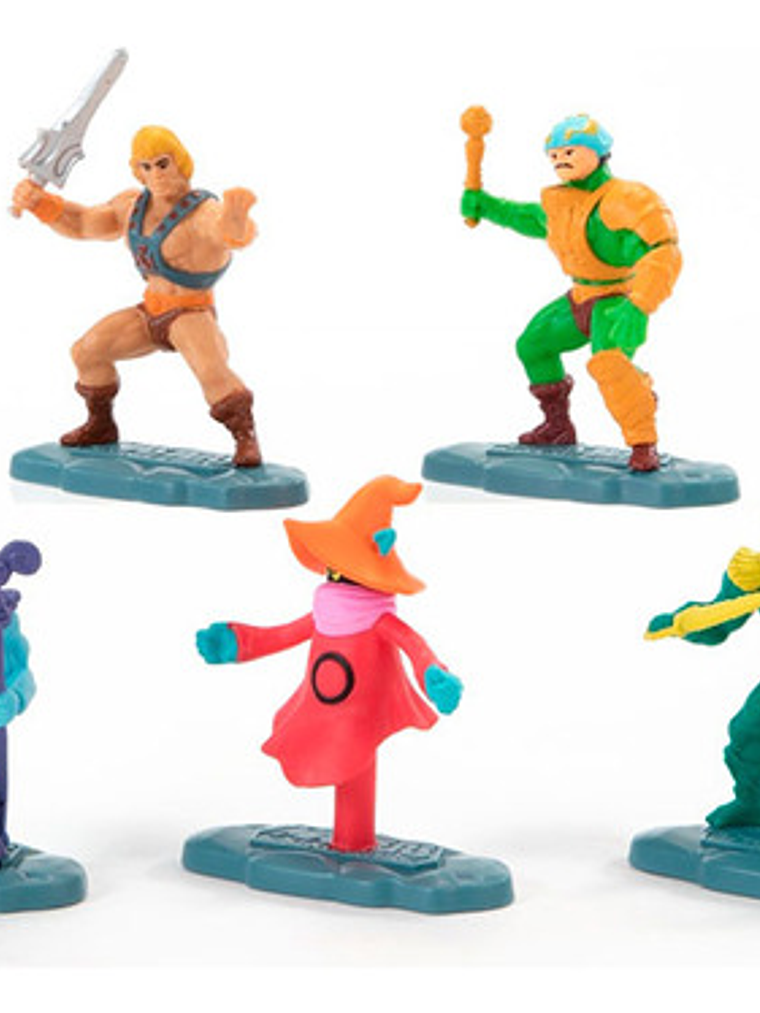 Masters Of The Universe Set 5 Mini Figuras He Man Mattel 4