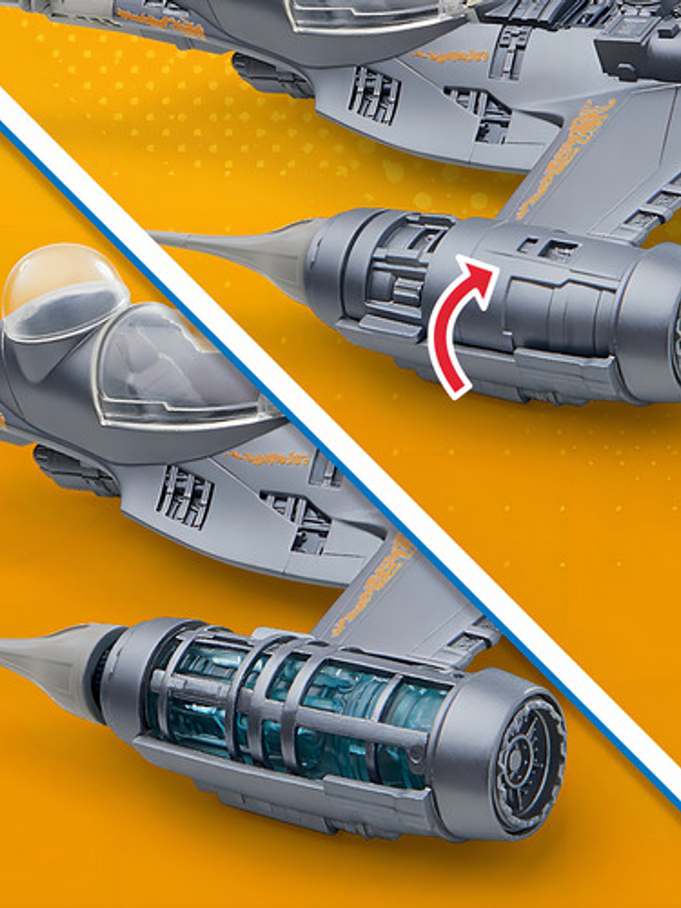 Figura Star Wars The Mandalorian's N-1 Starfighter 4