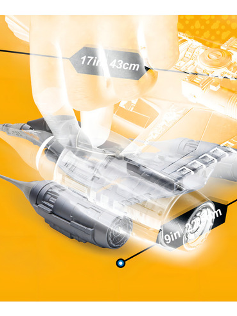 Figura Star Wars The Mandalorian's N-1 Starfighter 5